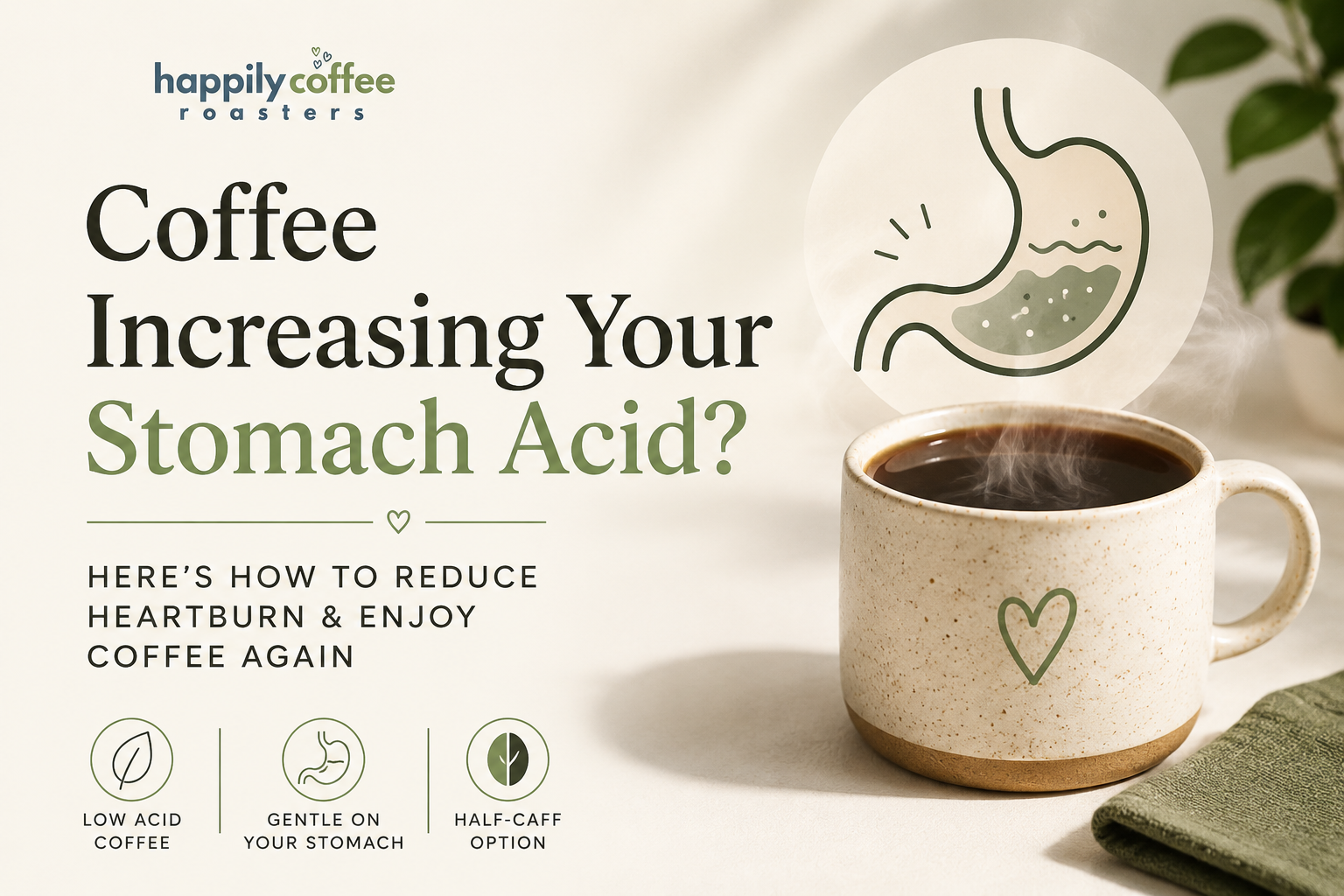Coffee Increasing Your Stomach Acid? Here's How to Enjoy Coffee Without the Burn