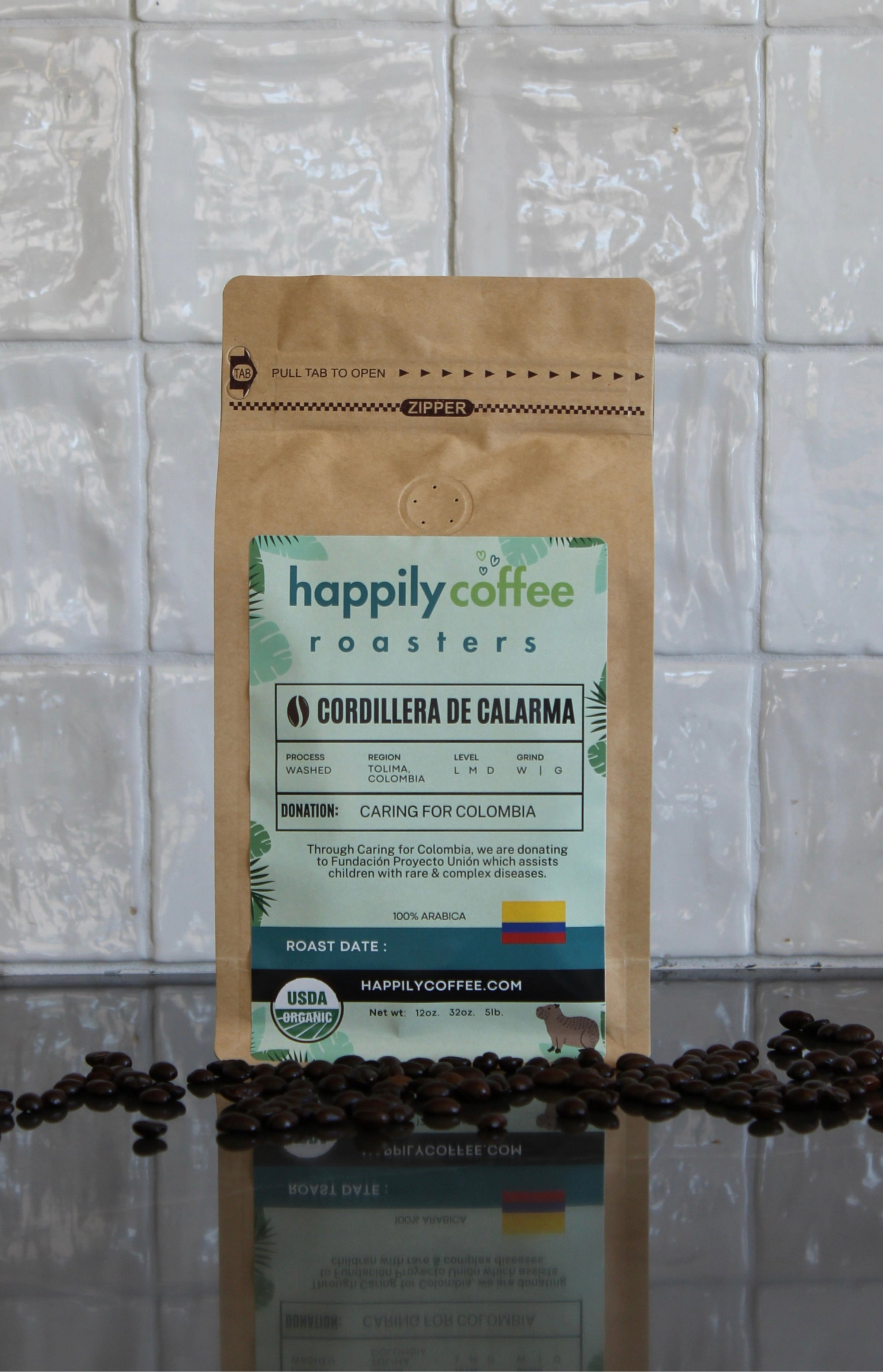Tolima, Colombia Single-Origin Specialty Coffee | USDA Organic Certified