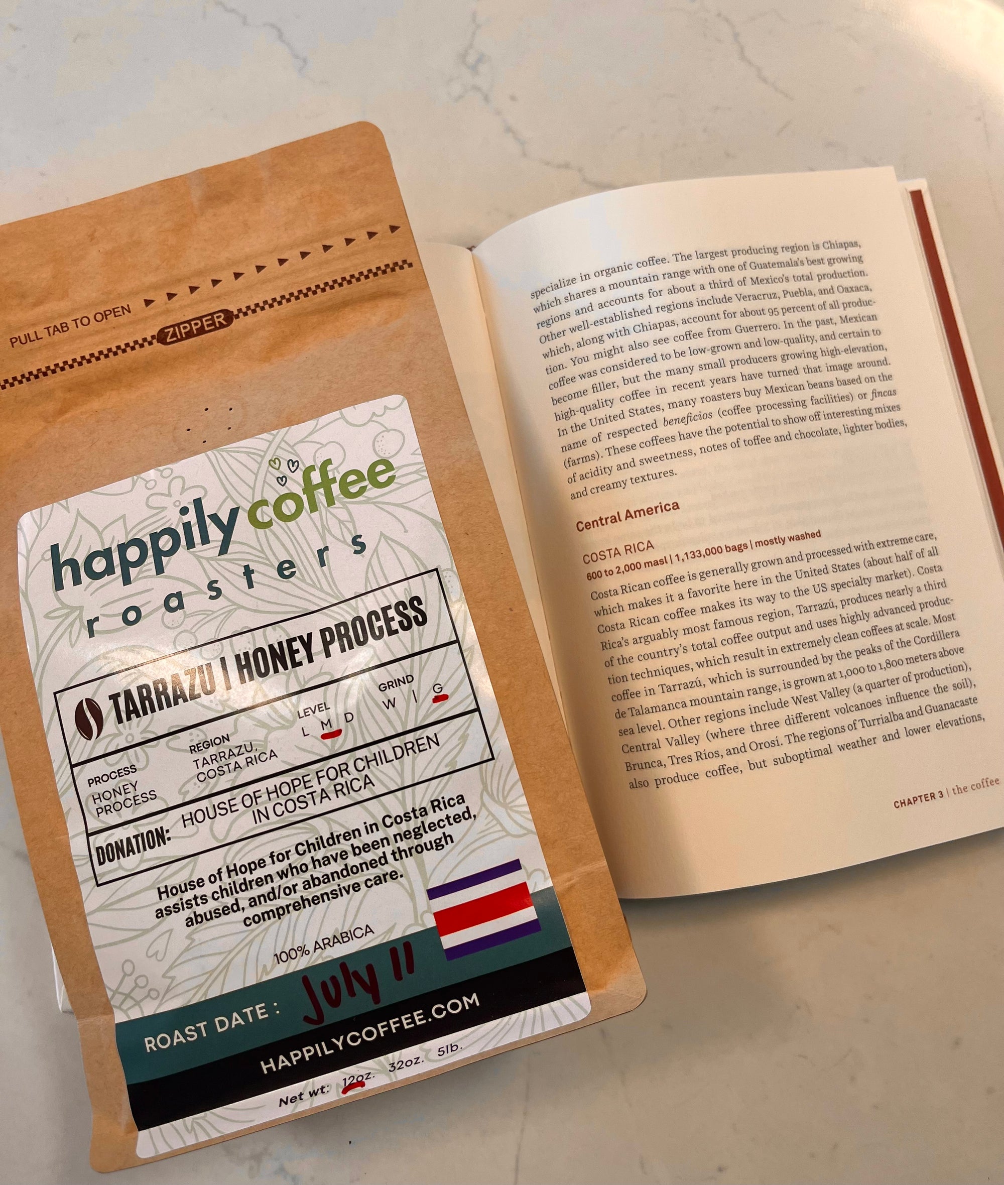 Tarrazu, Costa Rica Single-Origin Specialty Coffee | Honey Process