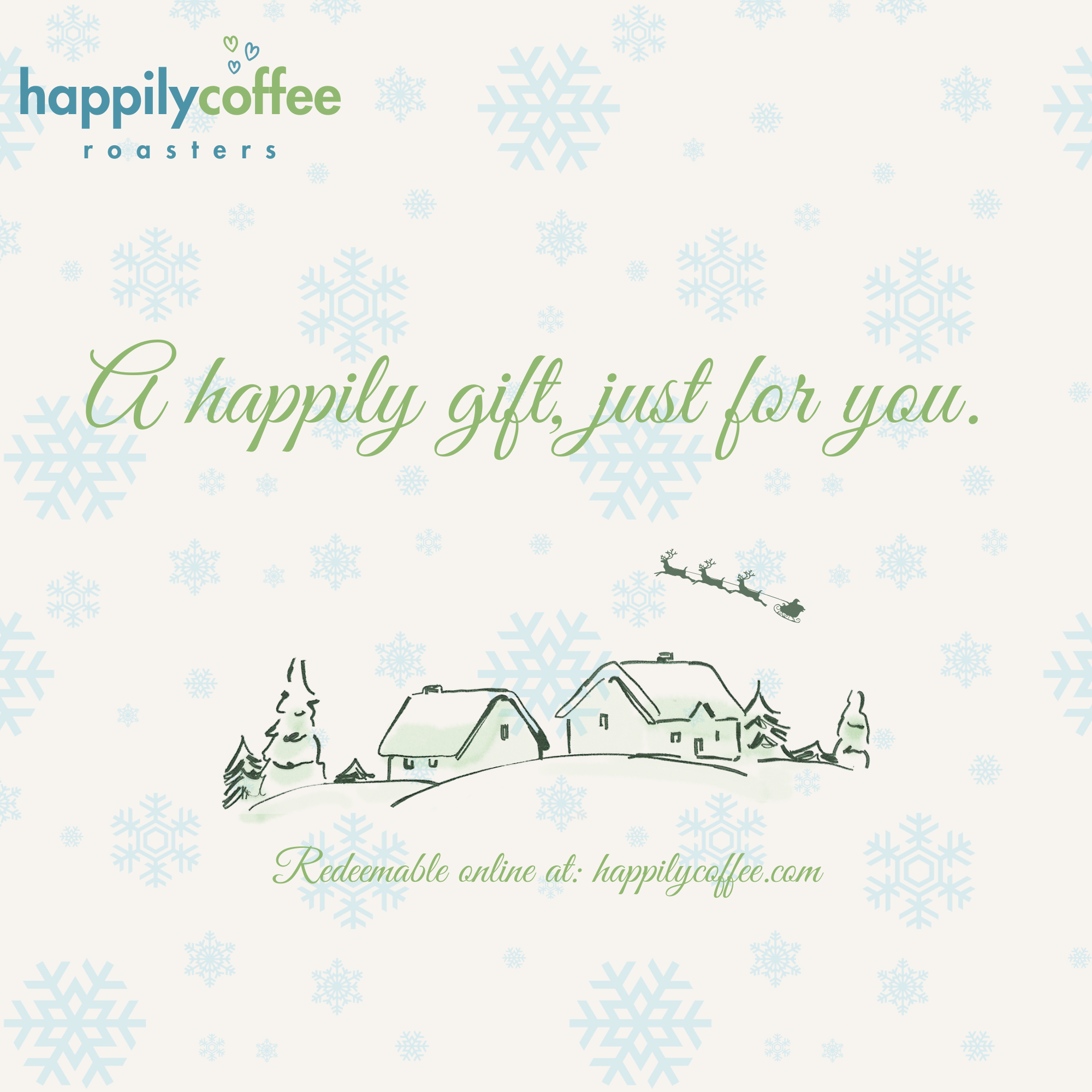 Happily Coffee 2025 Holiday Instant E-Gift Card