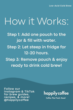 how to use cold brew coffee maker