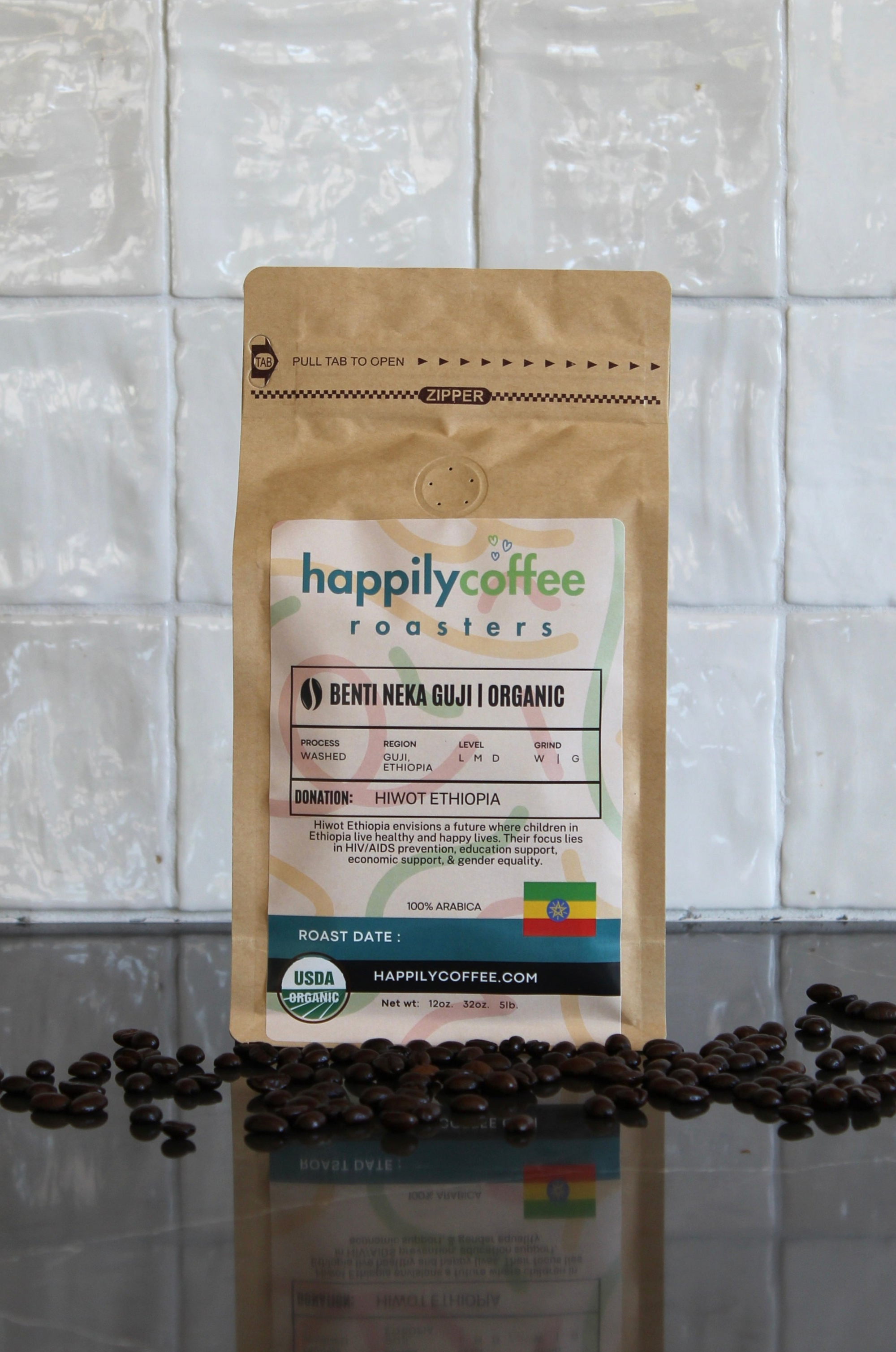 Guji, Ethiopia Single-Origin Specialty Coffee | USDA Organic Certified