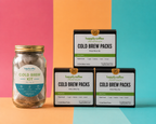 Cold Brew Coffee Kit | 3 Cold Brew Pouches + Jar