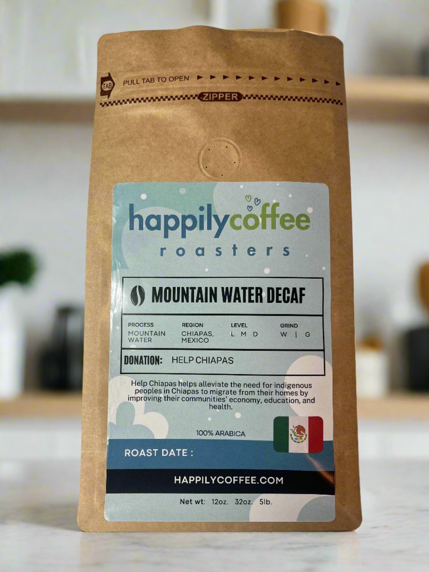 Chiapas, Mexico Decaf Single-Origin Specialty Coffee | Mountain Water Process