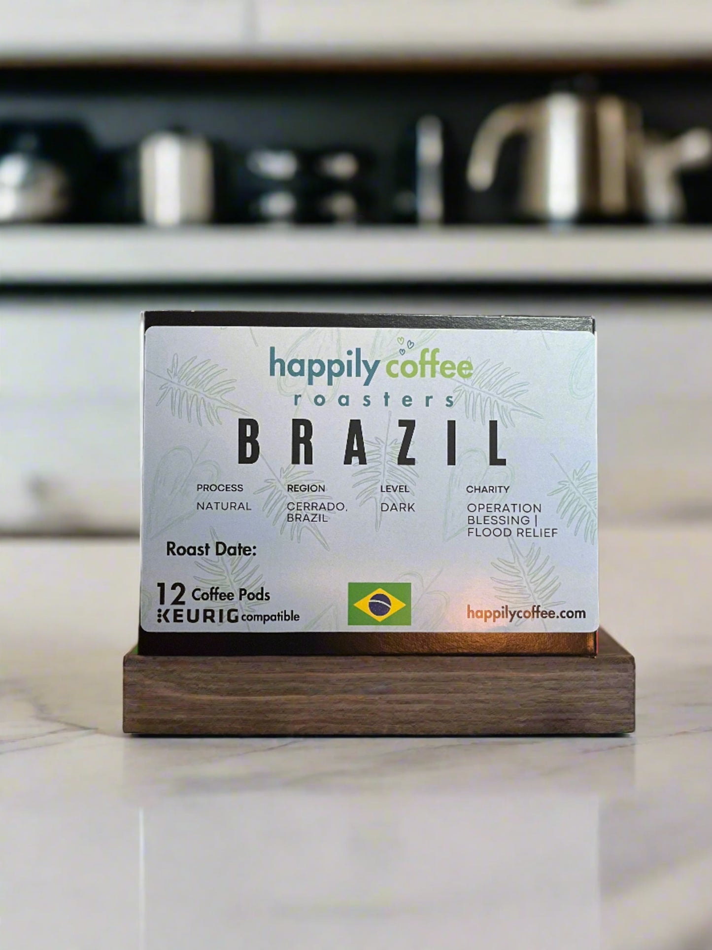 Dark Roast Brazil Single-Serve Coffee Pods