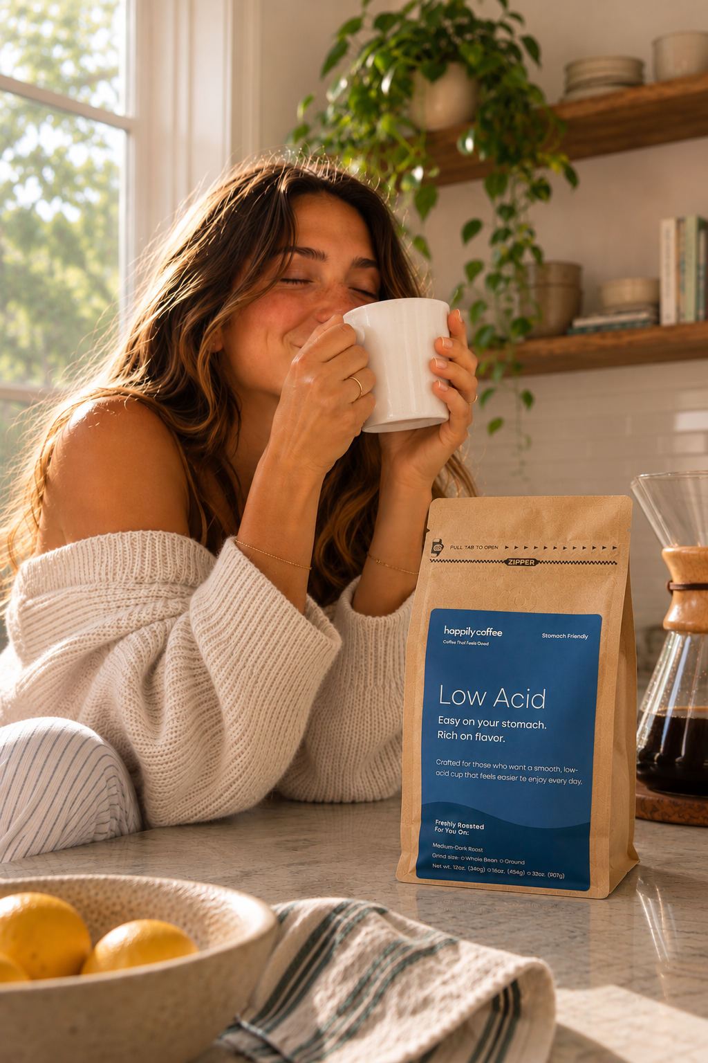 Low Acid Stomach-Friendly Coffee