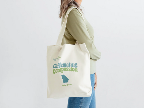 Caffeinating Compassion Tote Bags
