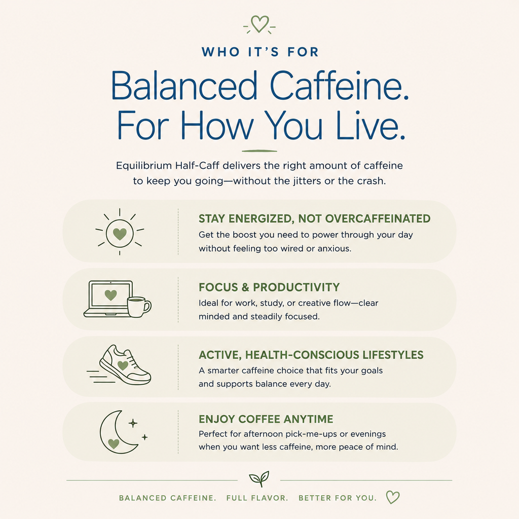 who should drink half caff coffee? what is half caff coffee