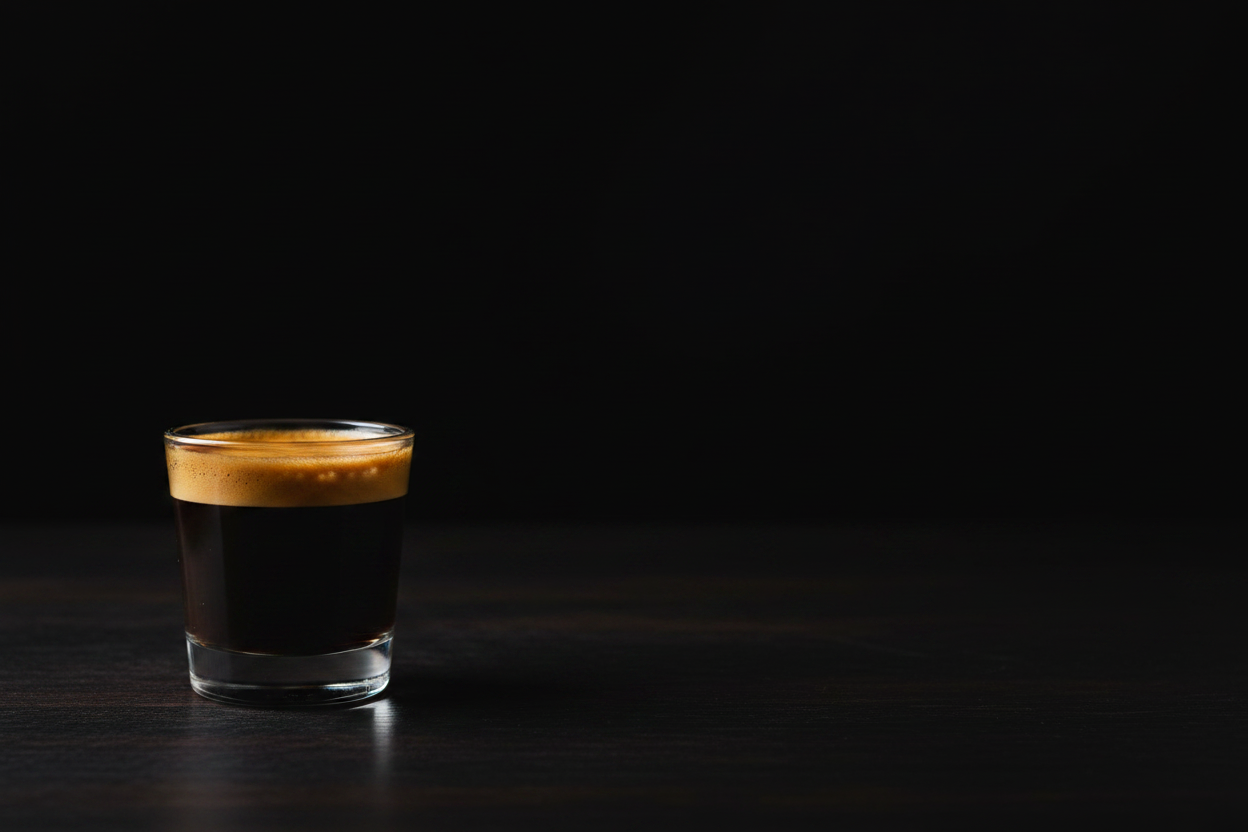 freshly brewed freshly roasted espresso coffee